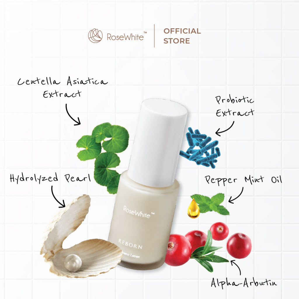 Rosewhite's Rehydrating Serum & Probiotic lotion Value Set